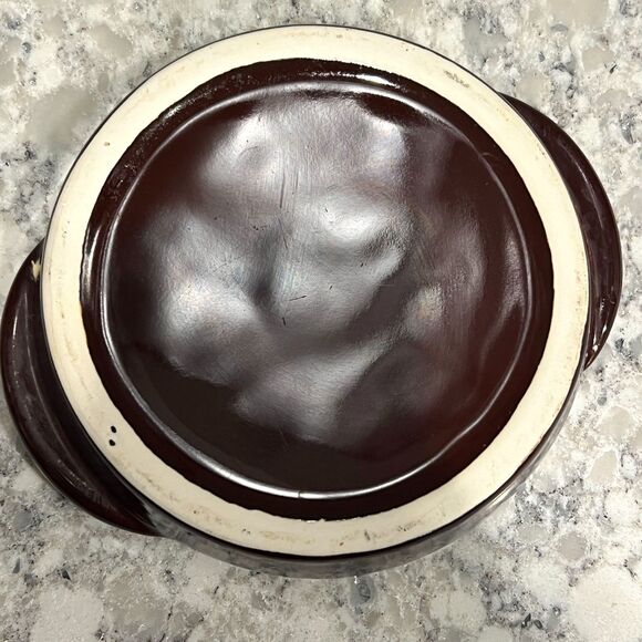 Escargot Ceramic Dish Bakeware Hall Oven Set (4) - Six Snails Per Tray MCM #1154 - Picture 6 of 9